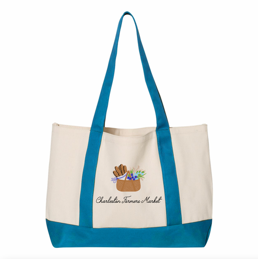 Sky Blue Tote Bags