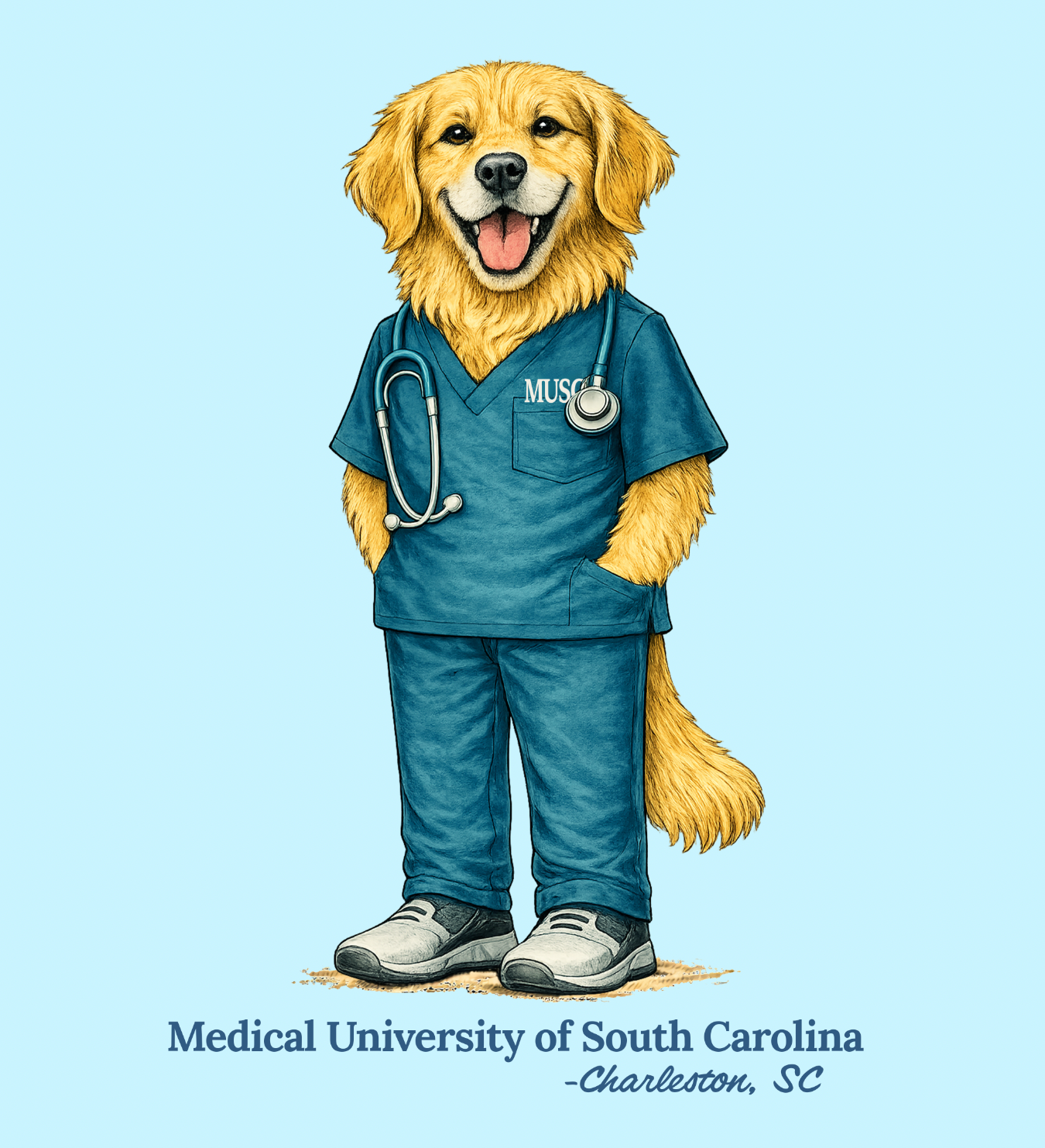 Respiratory Therapy Retriever Comfort Color T-Shirt