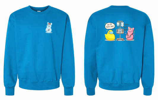 For Peeps Sake Embroidered Crewneck Sweatshirt