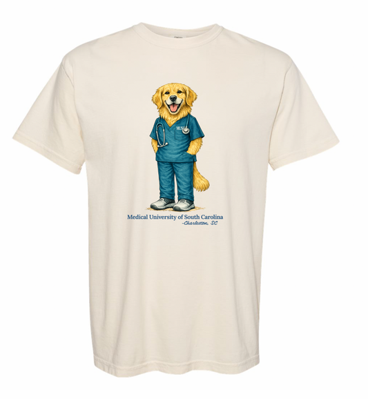 Respiratory Therapy Retriever Comfort Color T-Shirt