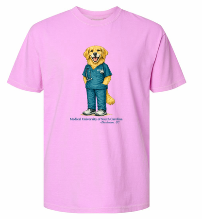Respiratory Therapy Retriever Comfort Color T-Shirt