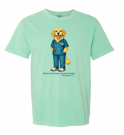 Respiratory Therapy Retriever Comfort Color T-Shirt