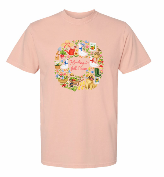 Healing In Full Bloom Comfort Color T-Shirt